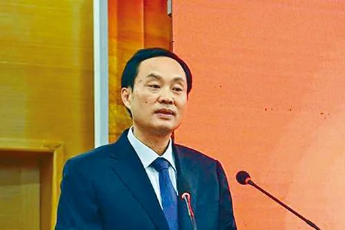 张文雄之前以湖南省委宣传部长身分出席“长征与湖南”研讨会并讲话。（网上图片）